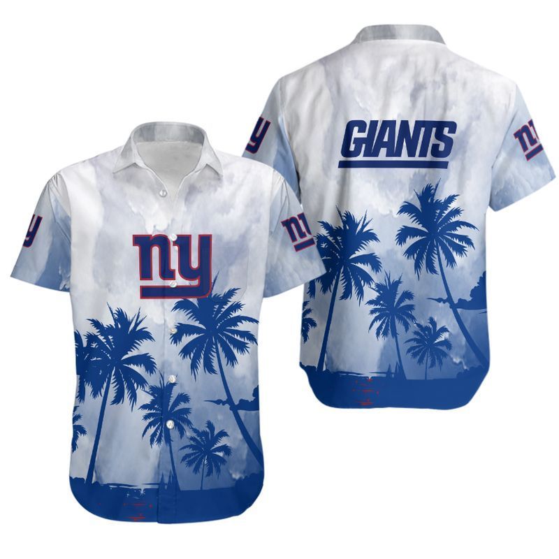 New York Giants Coconut Trees2 Hawaiian Shirt