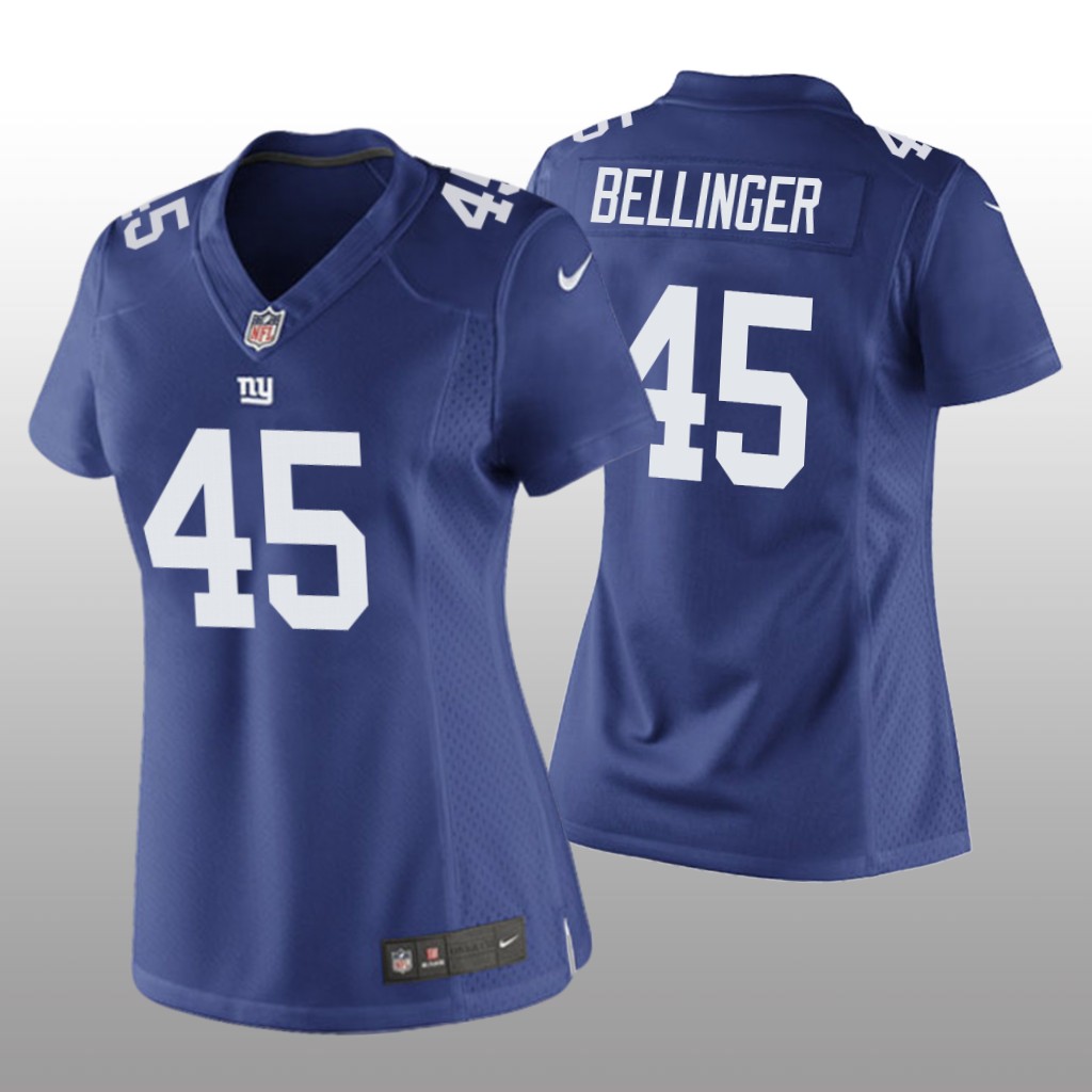 New York Giants Daniel Bellinger Royal Jersey Game - Women's