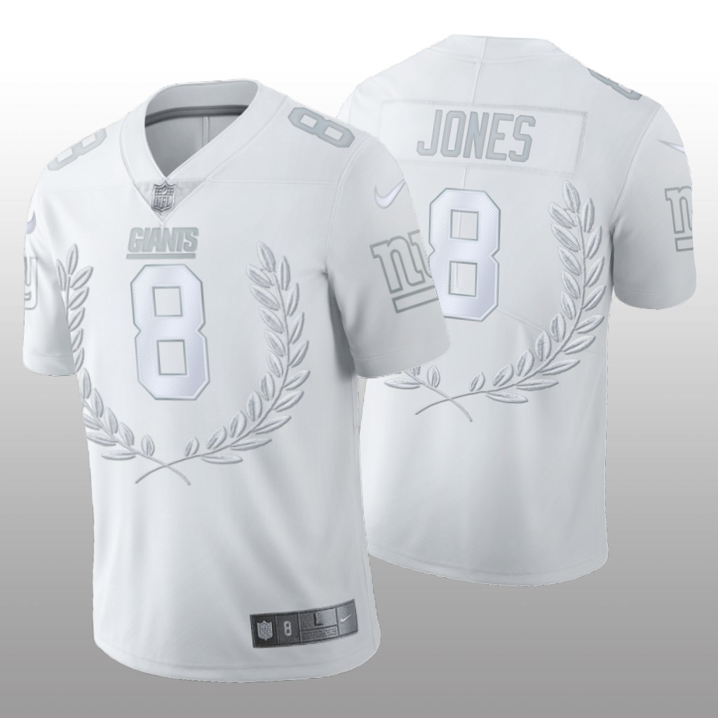 New York Giants Daniel Jones White Jersey 2020 Vapor Limited