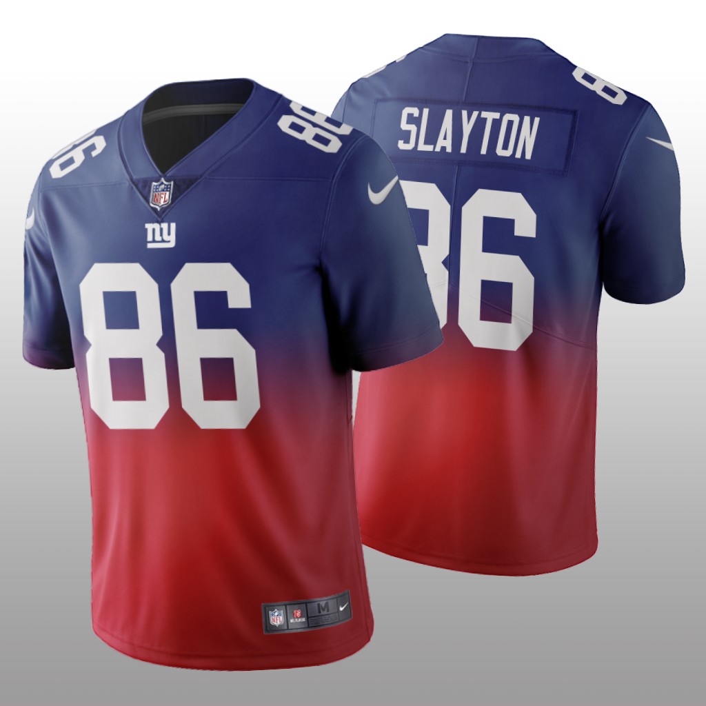 New York Giants Darius Slayton Royal Gradient Jersey Color Crash - Men's