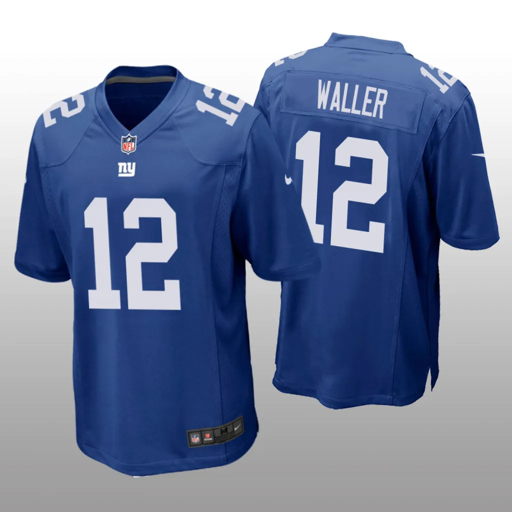 New York Giants Darren Waller Royal Jersey Game - Men's