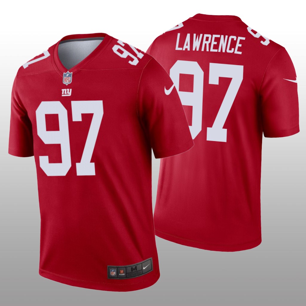 New York Giants Dexter Lawrence Red Jersey Inverted Legend - Men's