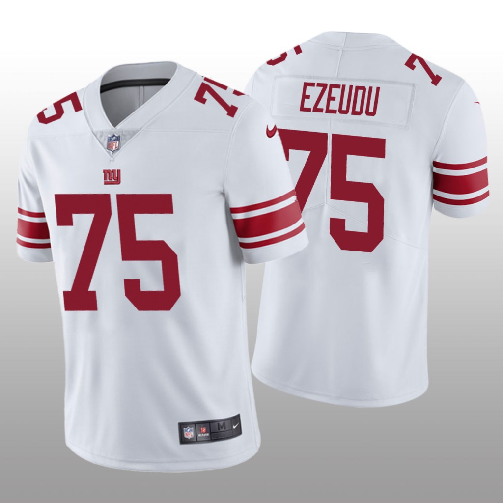 New York Giants Joshua Ezeudu White Jersey Vapor Limited - Men's