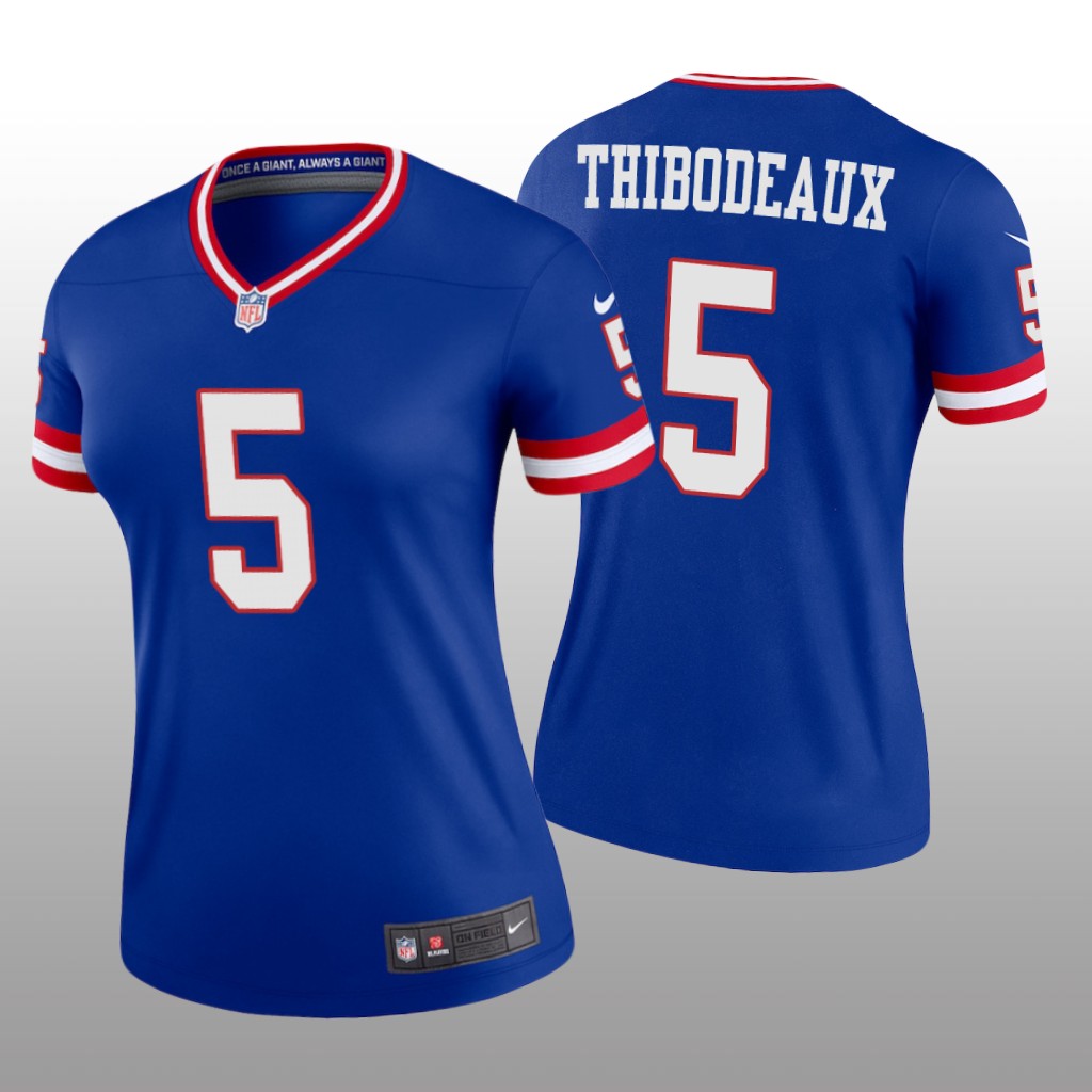 New York Giants Kayvon Thibodeaux Royal Jersey Classic Legend - Women's