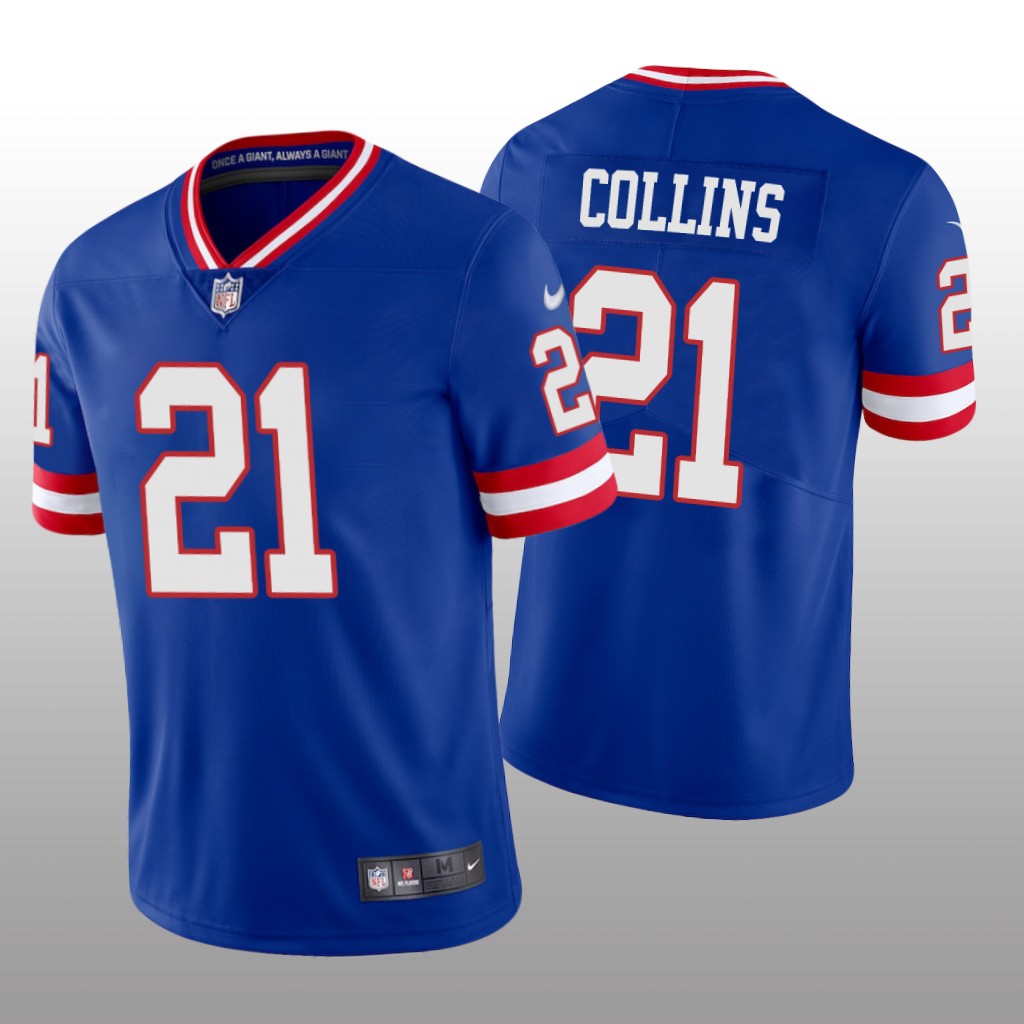 New York Giants Landon Collins Royal Jersey Classic Vapor Limited - Men's