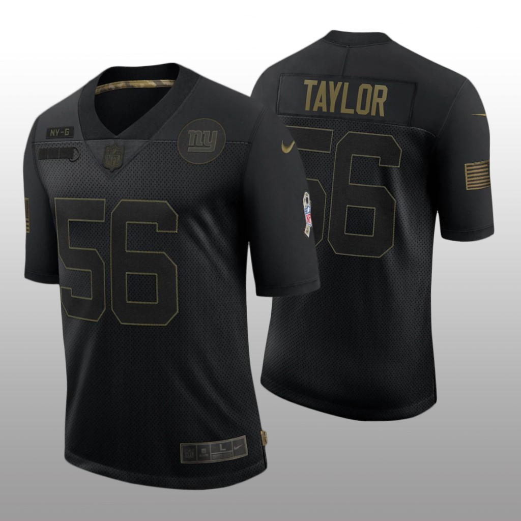 New York Giants Lawrence Taylor Black Limited Jersey 2020 Salute to Service - Men's