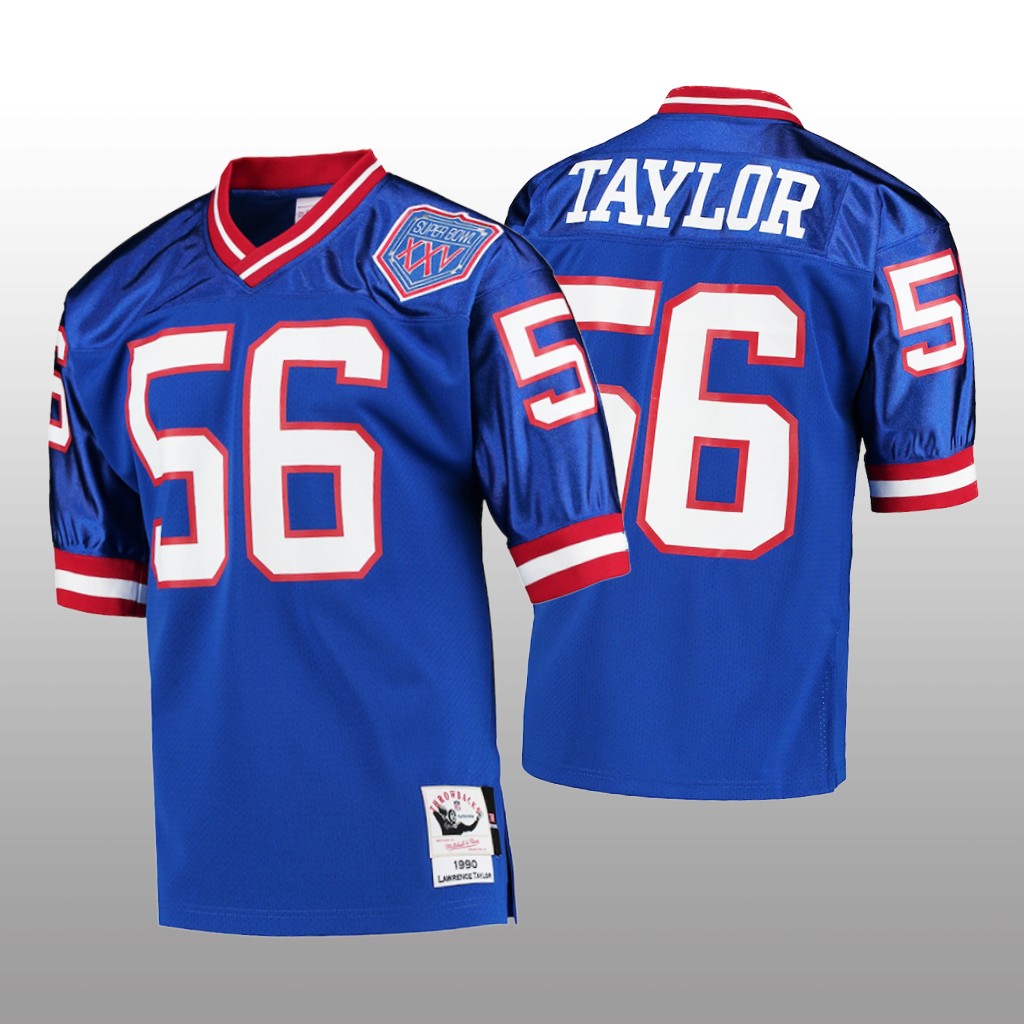 New York Giants Lawrence Taylor Royal Throwback 1990 Legacy - Men's