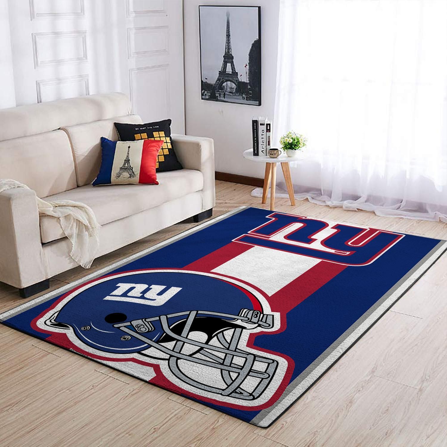 New York Giants Living Room Area Rectangle Rug