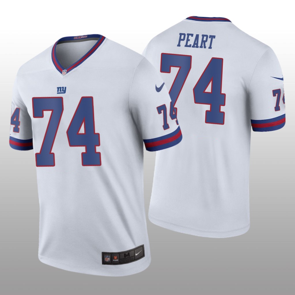 New York Giants Matt Peart White Jersey Color Rush Legend - Men's