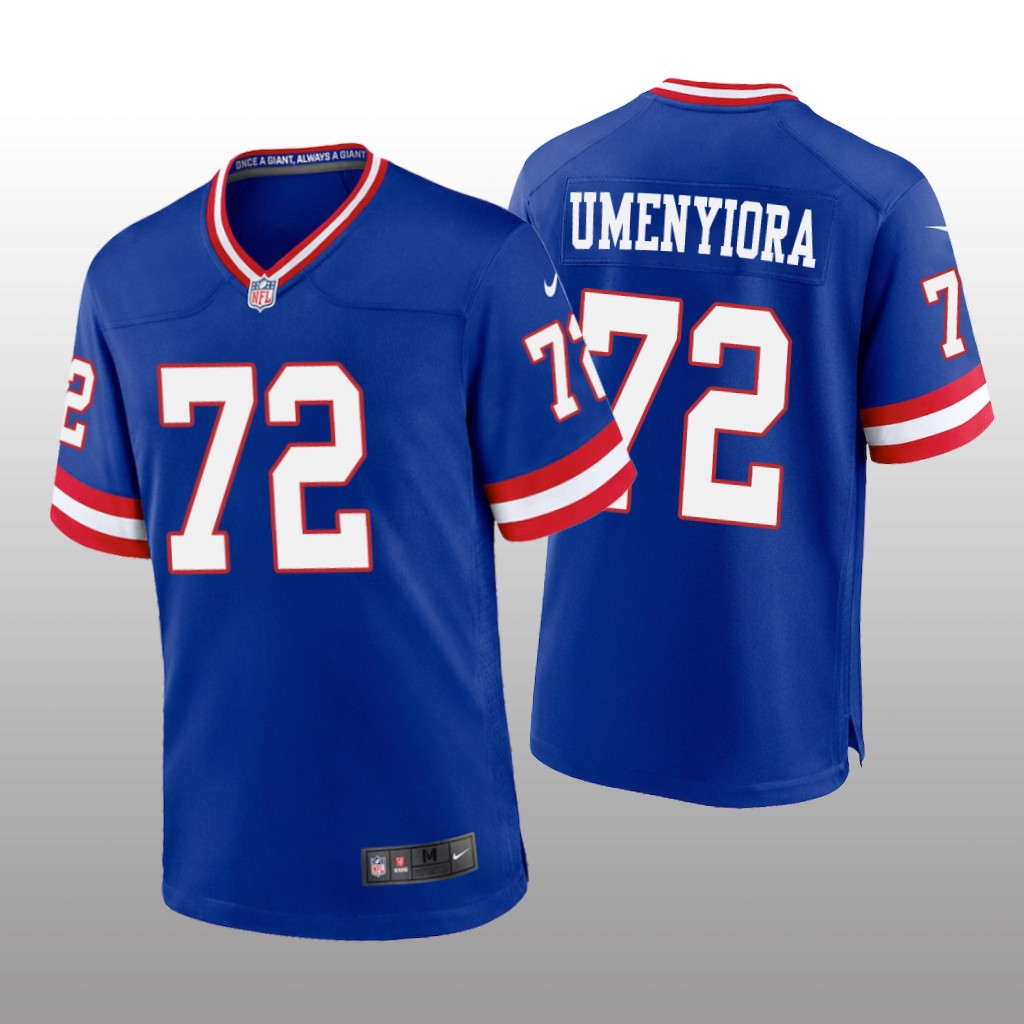 New York Giants Osi Umenyiora Royal Jersey Classic Game - Men's