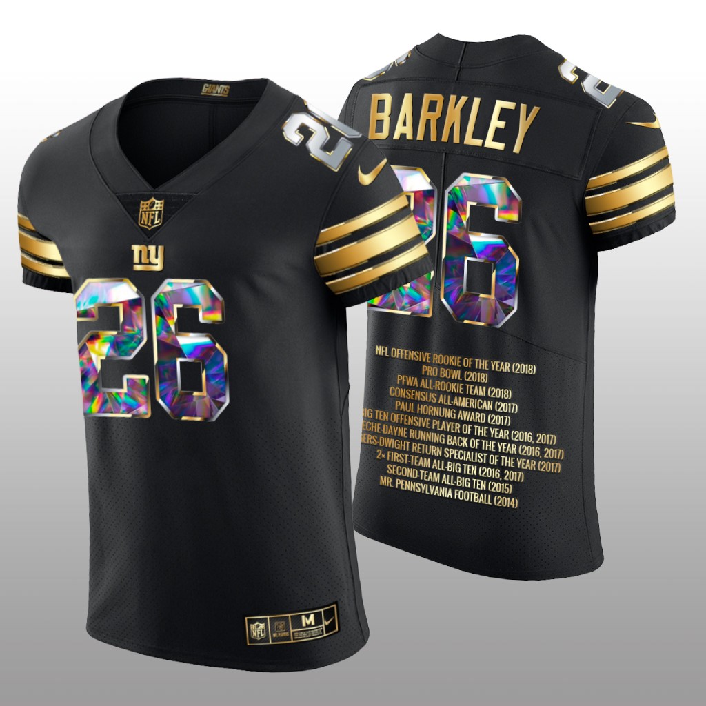 New York Giants Saquon Barkley Black Diamond Edition Career Highlights - Men's