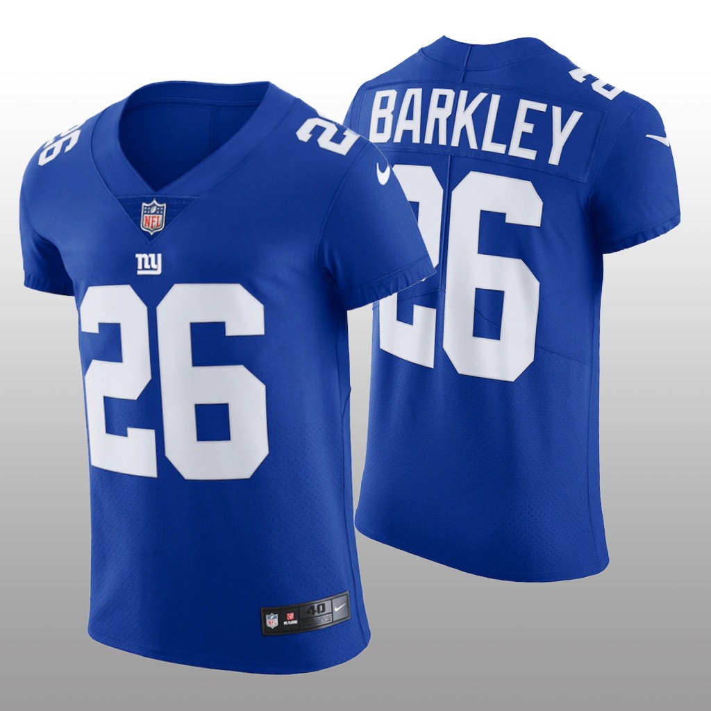 New York Giants Saquon Barkley Royal Jersey Vapor Elite Men's