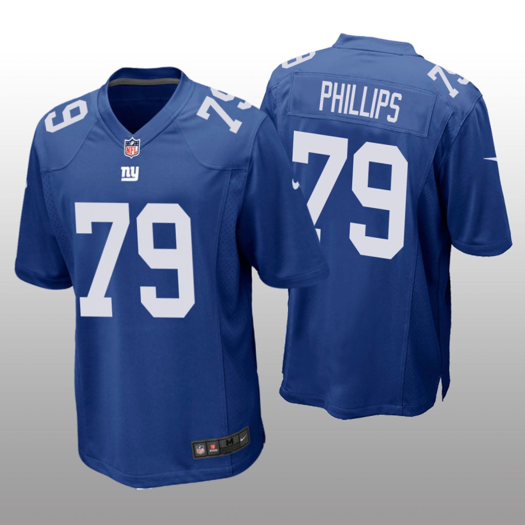 New York Giants Tyre Phillips Royal Jersey Game - Men's