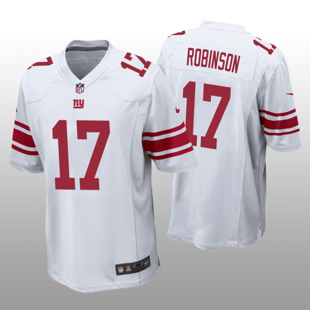 New York Giants Wan'Dale Robinson White Jersey Game - Men's
