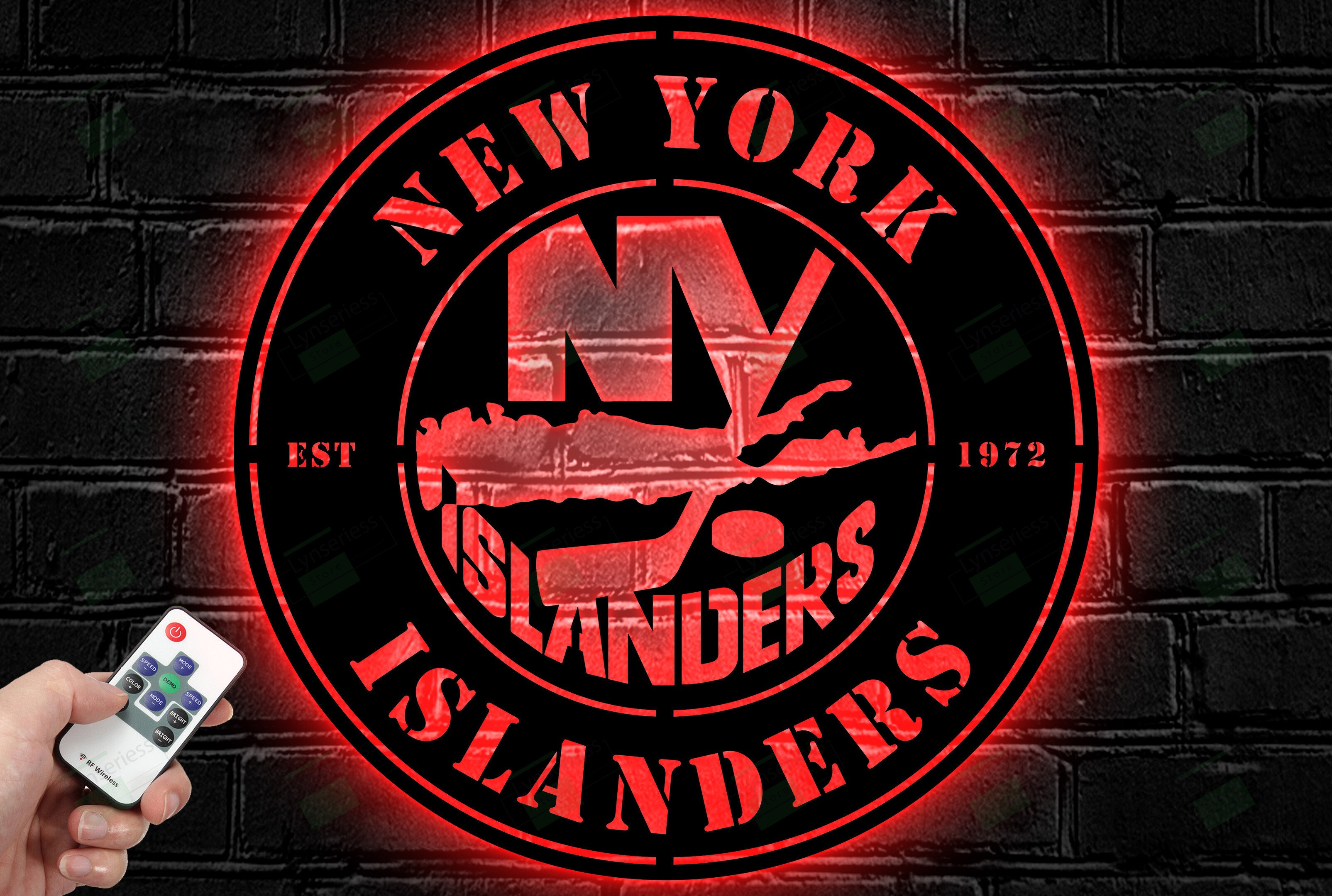 New York Islanders Metal Sign – Led Light Sign NHL
