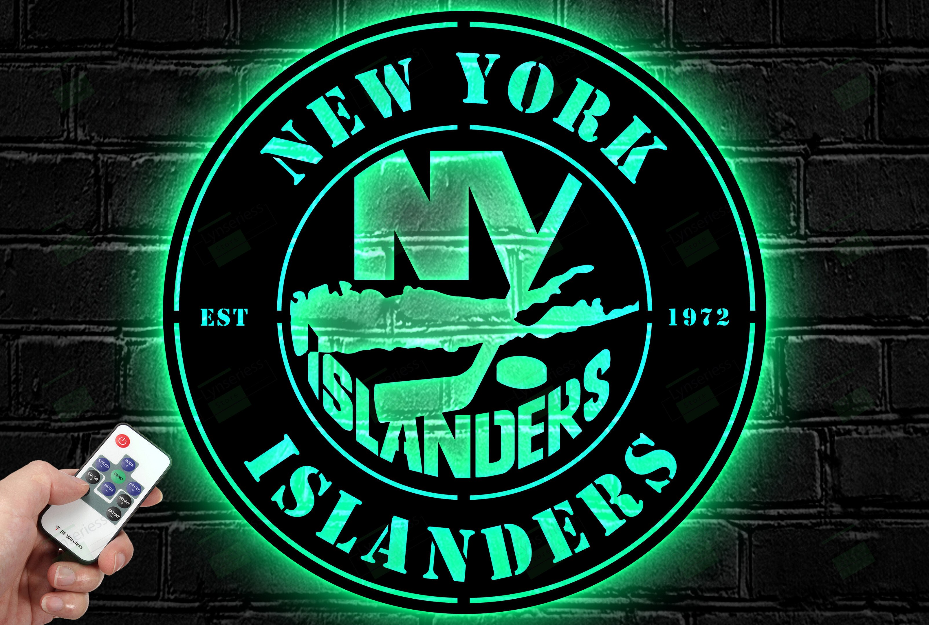 New York Islanders Metal Sign – Led Light Sign NHL