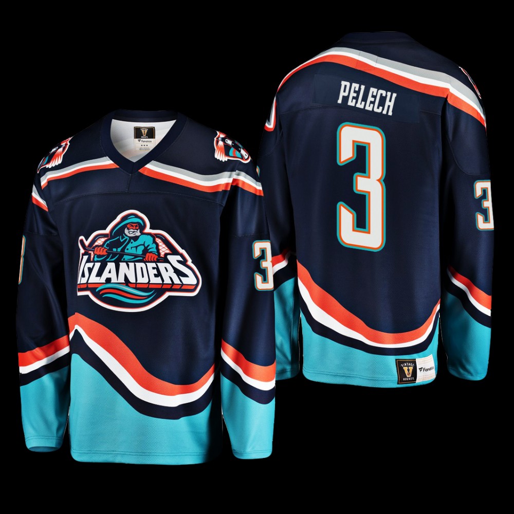 New York Islanders Reverse Retro 2.0 Adam Pelech #3 Navy Jersey 2022-23