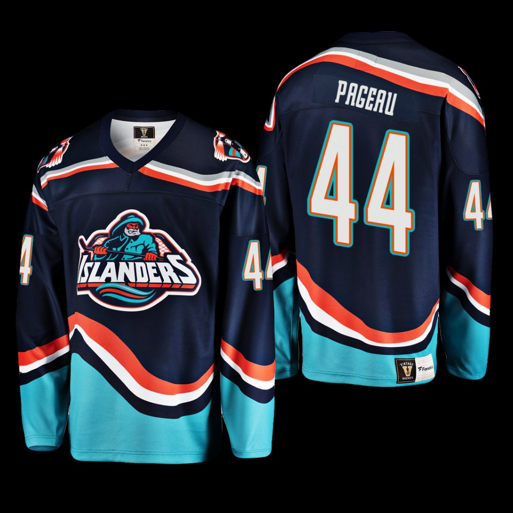 New York Islanders Reverse Retro 2.0 Jean-Gabriel Pageau #44 Navy Jersey 2022-23