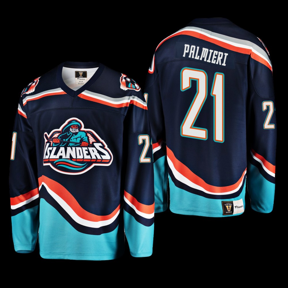 New York Islanders Reverse Retro 2.0 Kyle Palmieri #21 Navy Jersey 2022-23