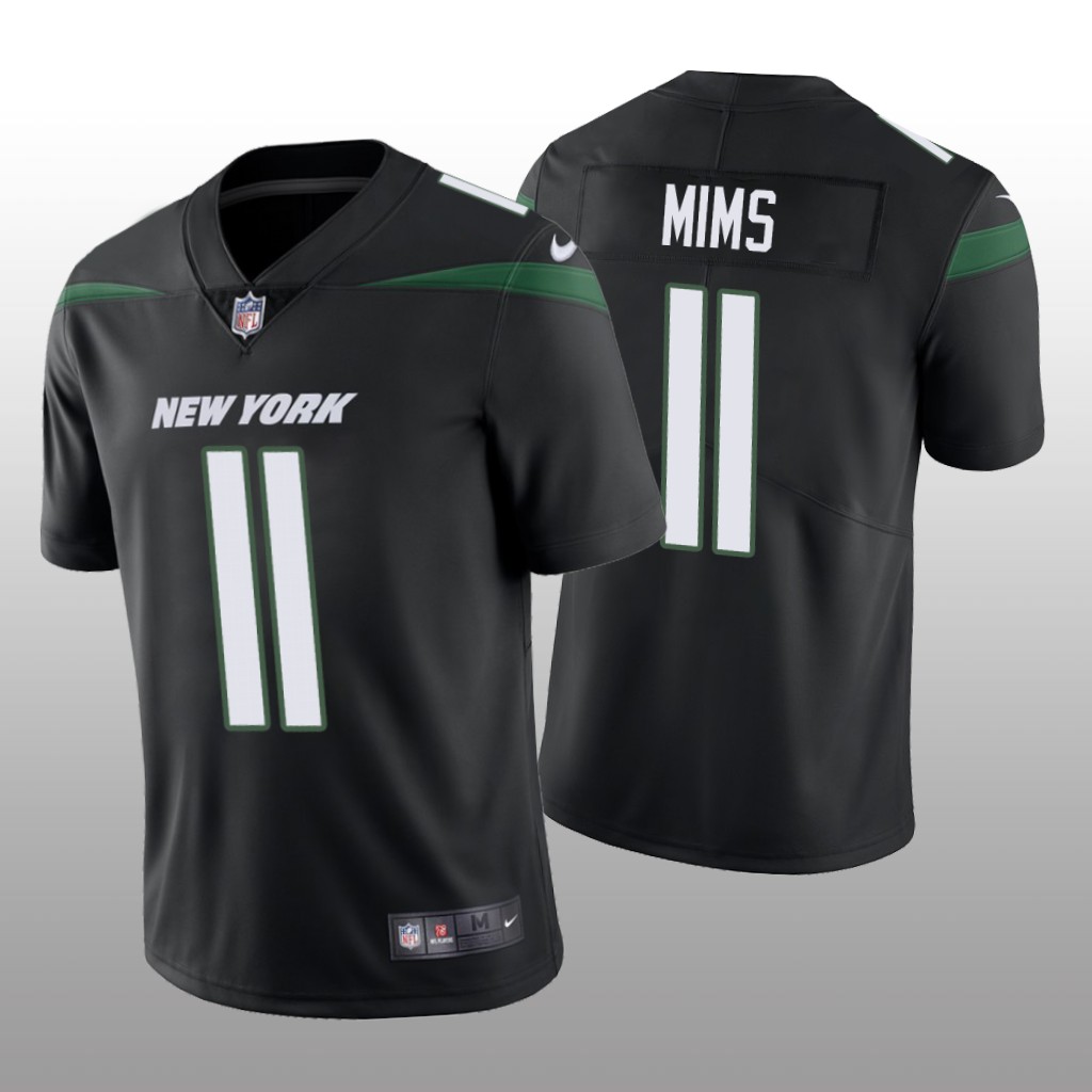 New York Jets Black 2020 NFL Draft Vapor Limited Denzel Mims Jersey