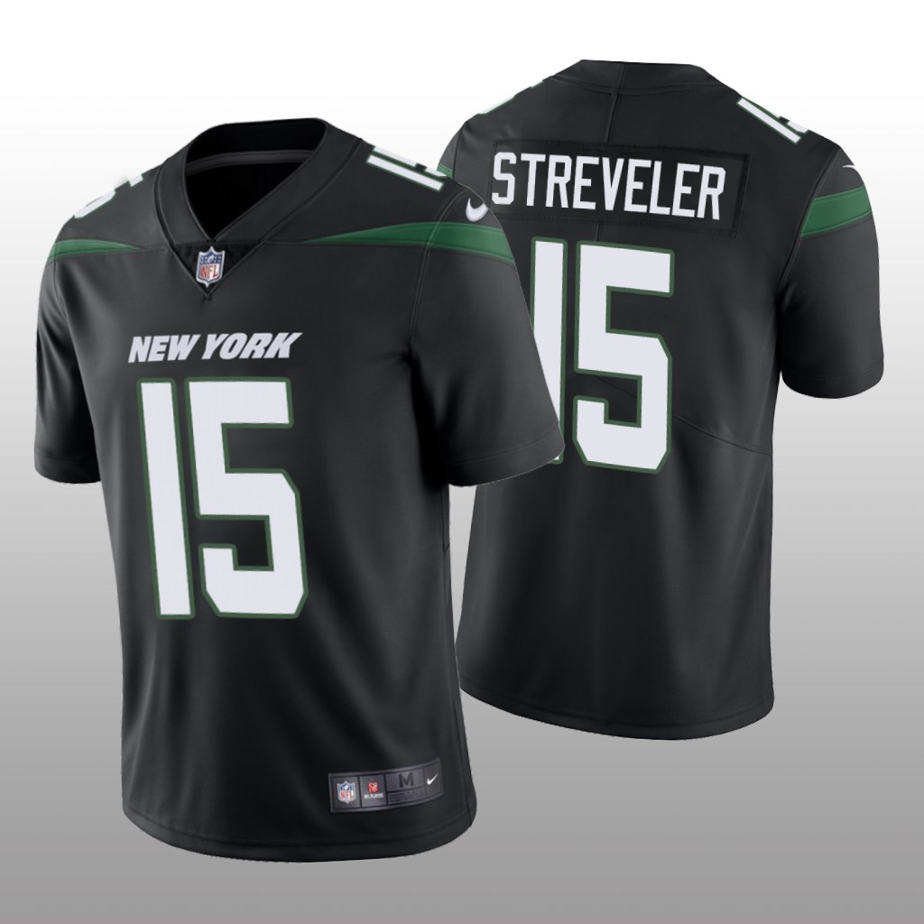 New York Jets Chris Streveler Black Jersey Vapor Limited Vapor Limited – Men’s