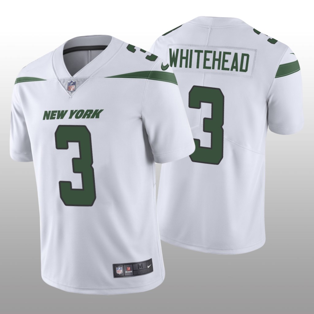 New York Jets Jordan Whitehead White Jersey Vapor Limited - Men's