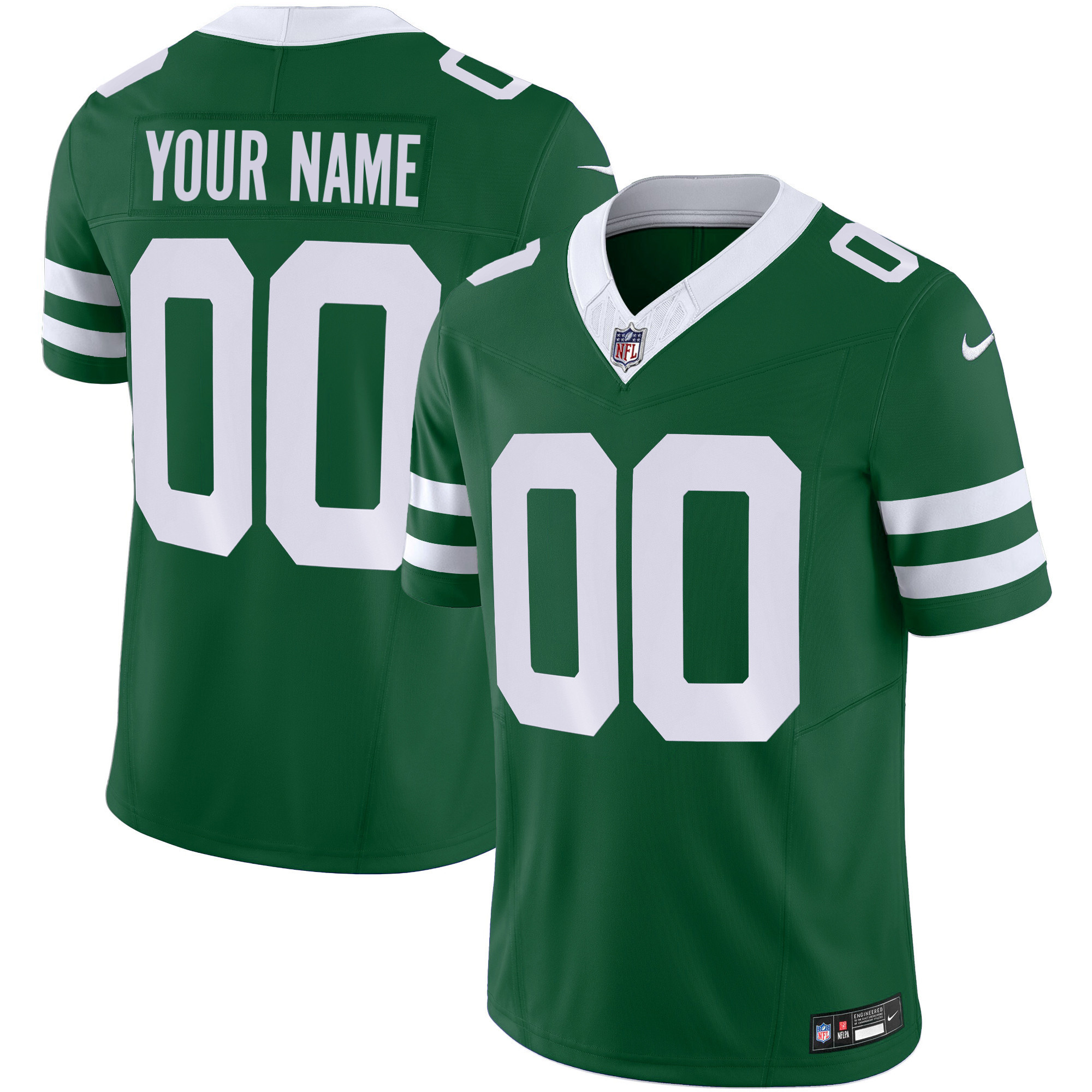 New York Jets Legacy Limited Custom Green Jersey - All Stitched