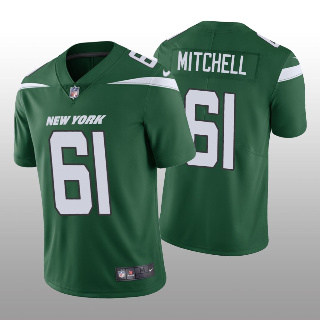 New York Jets Max Mitchell Green Jersey Vapor Limited Vapor Limited - Men's