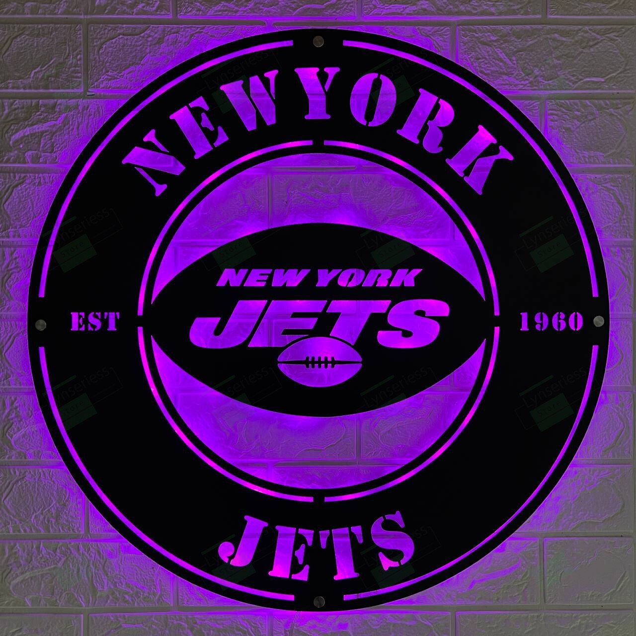 New York Jets Metal Sign – Led Light Sign NFL