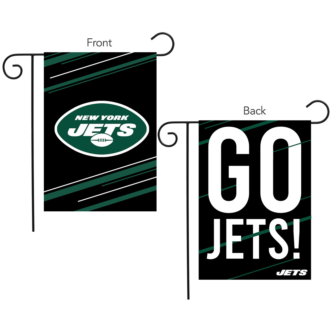 New York Jets Slogan NFL Garden Flag, House Flag