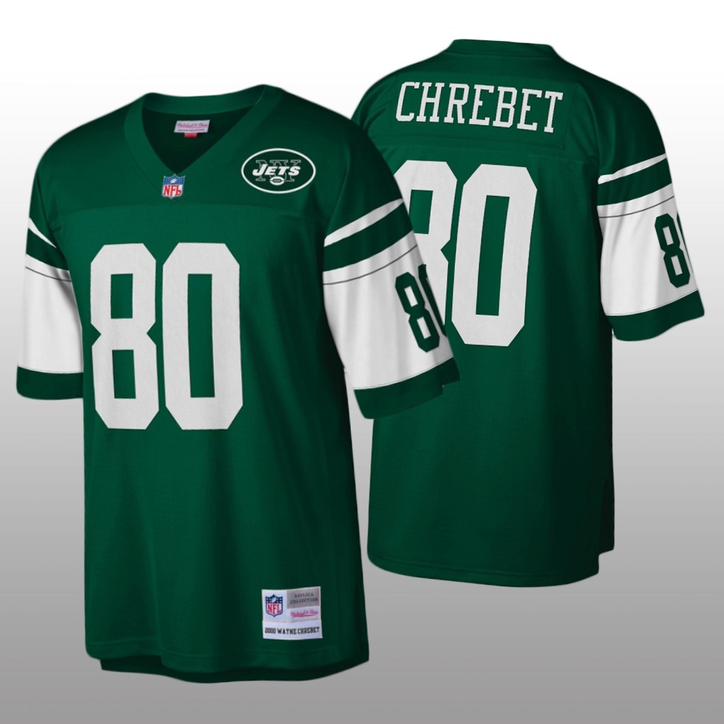 New York Jets Wayne Chrebet Mitchell & Ness Green Legacy Jersey - Men's