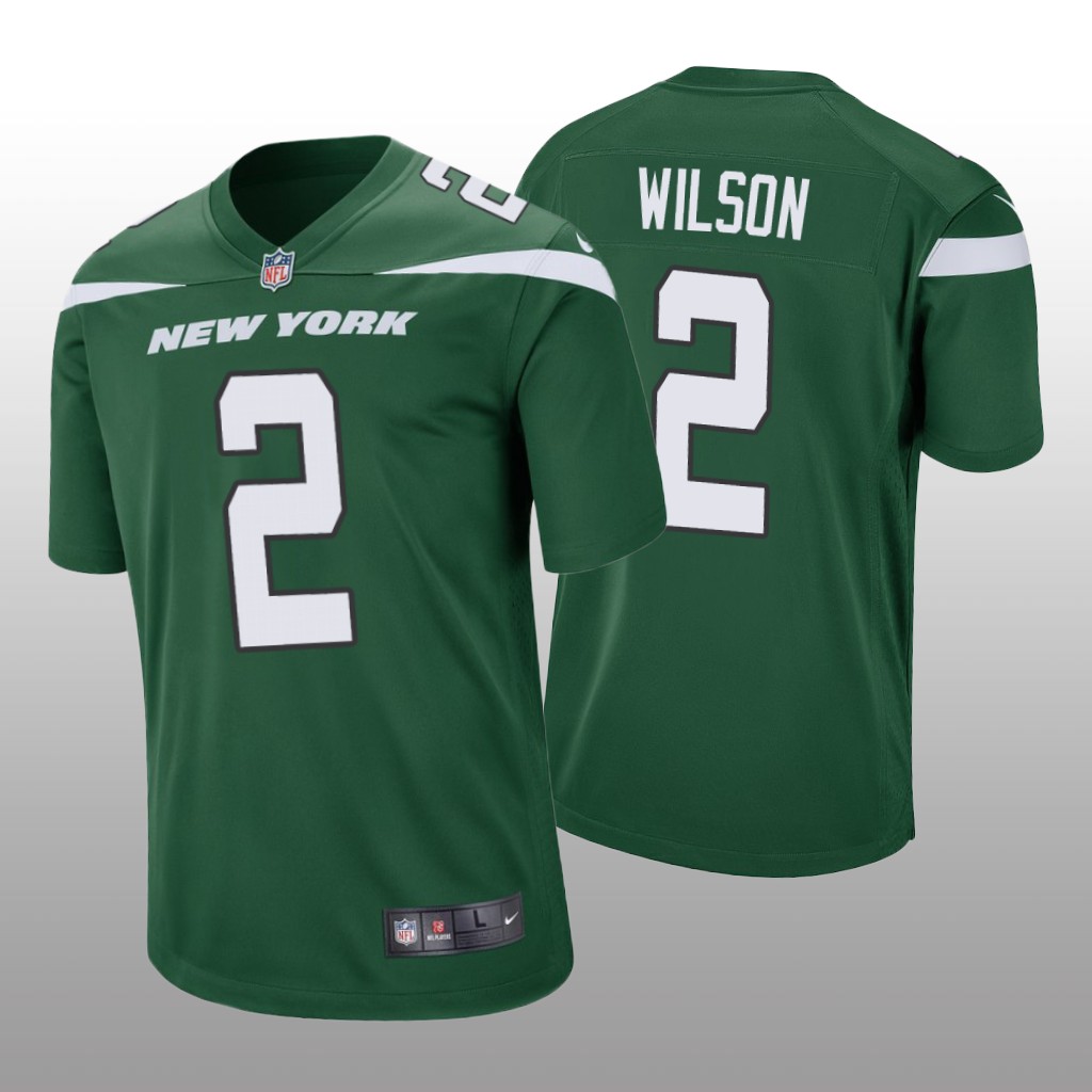 New York Jets Zach Wilson Green Jersey Game - Men's