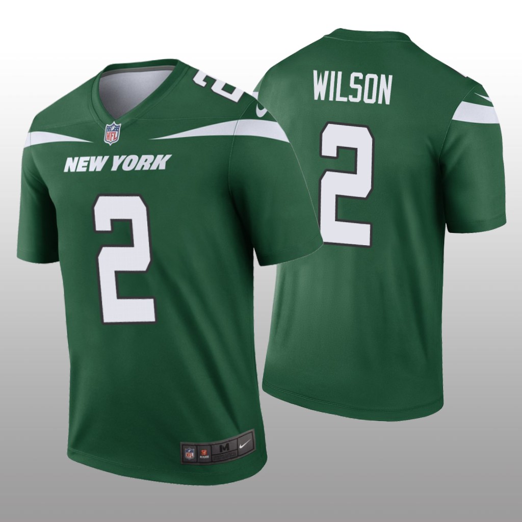 New York Jets Zach Wilson Green Jersey Legend - Men's