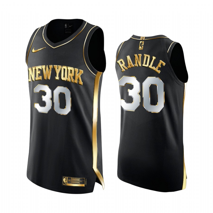 New York Knicks Julius Randle Randle Golden Edition Limited Jersey 2020-21