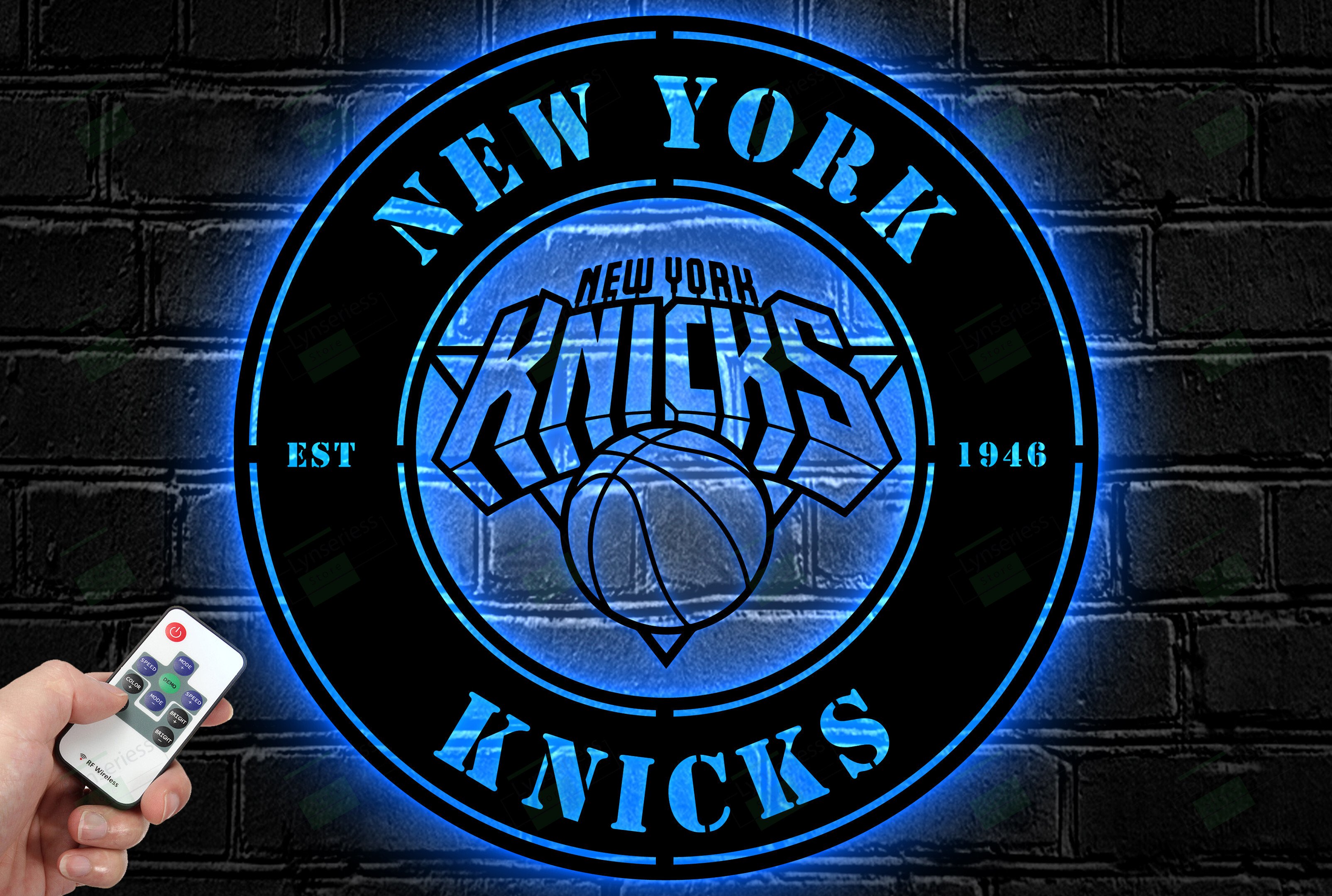 New York Knicks Metal Sign – Led Light Sign NBA