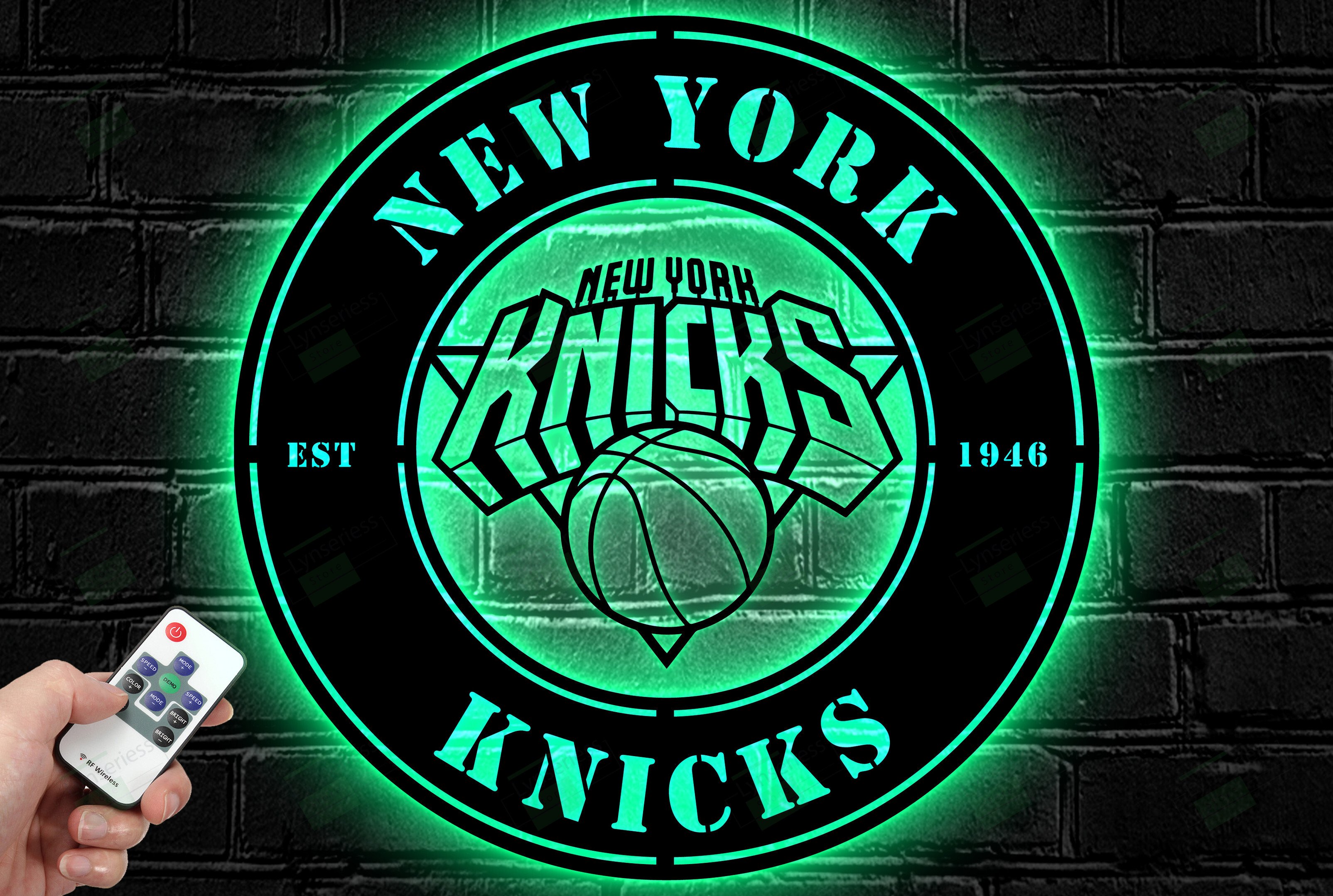 New York Knicks Metal Sign – Led Light Sign NBA