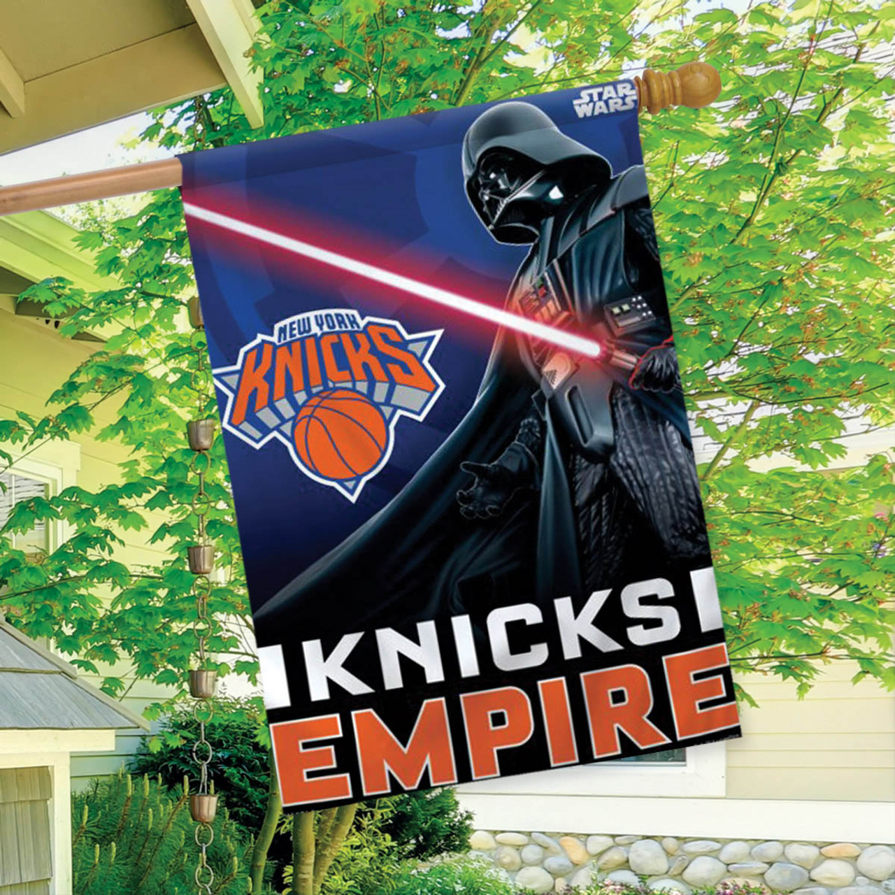 New York Knicks Star Wars Vertical NBA Garden Flag, House Flag