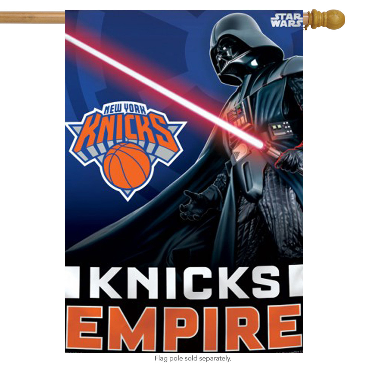 New York Knicks Star Wars Vertical NBA Garden Flag, House Flag
