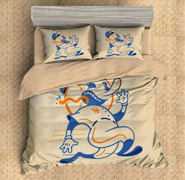 New York Mets 3D Customized Duvet Cover Bedding Set
