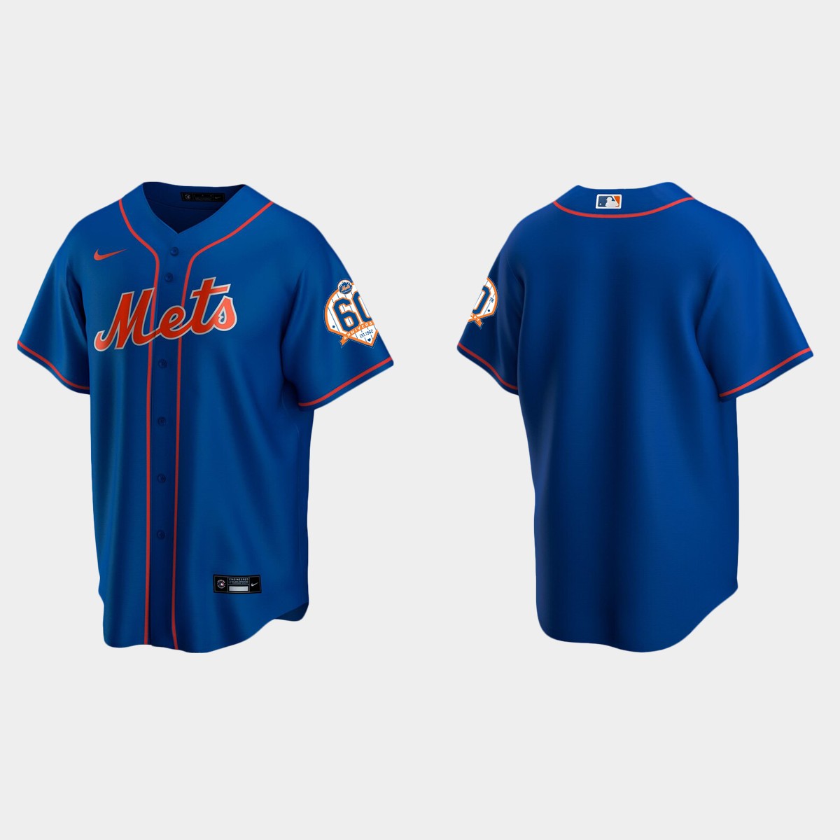 New York Mets 60th Anniversary Alternate Jersey - Royal