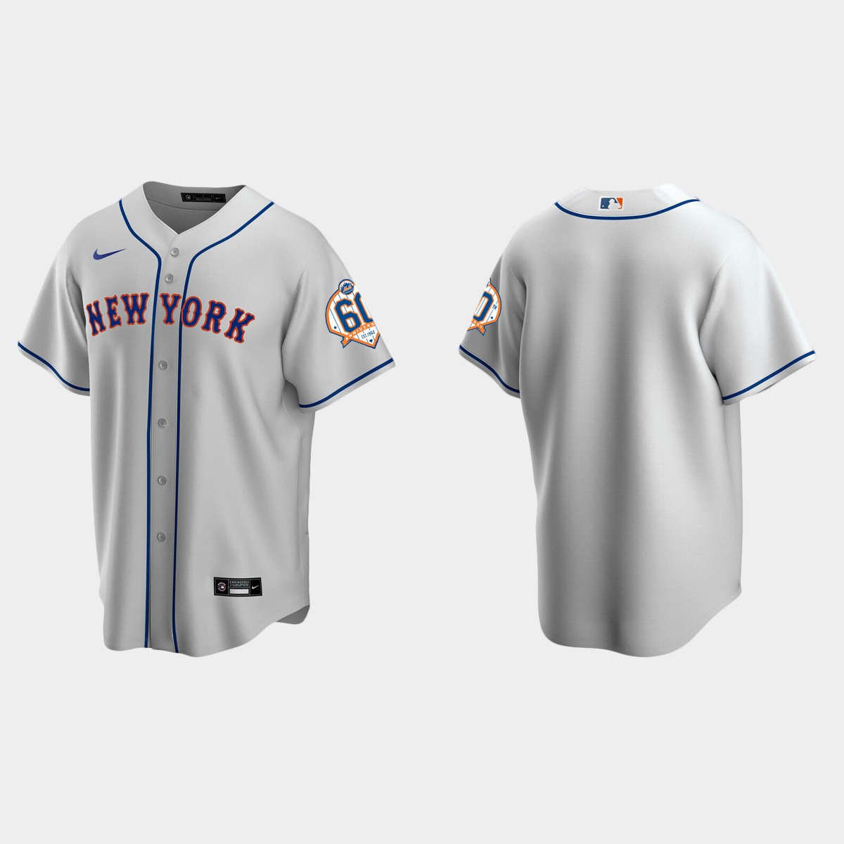 New York Mets 60th Anniversary Jersey - Gray