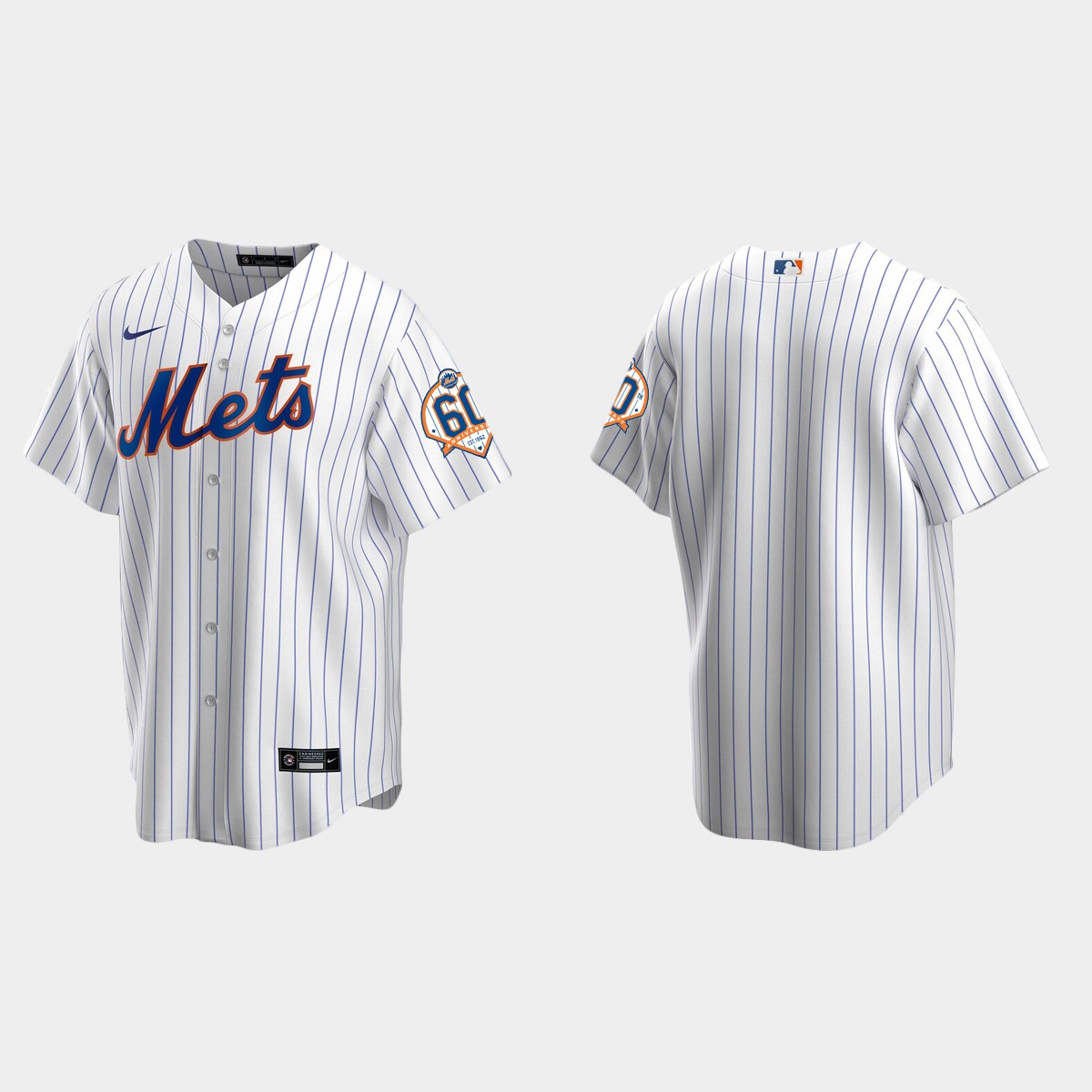 New York Mets 60th Anniversary Jersey - White