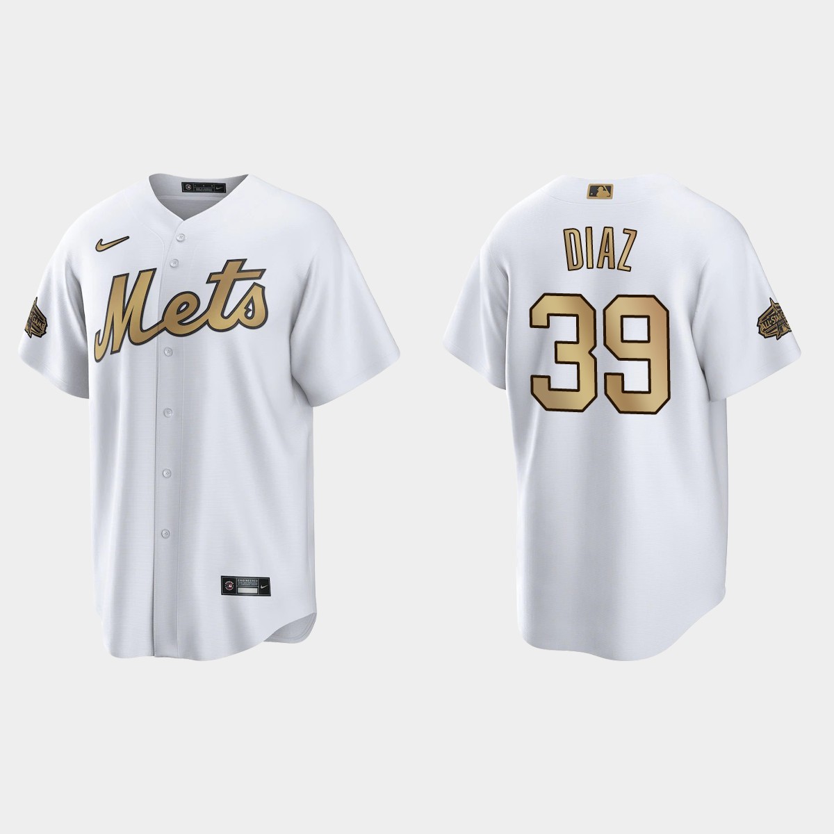 New York Mets Edwin Diaz 2022 MLB All-Star Game Jersey - White