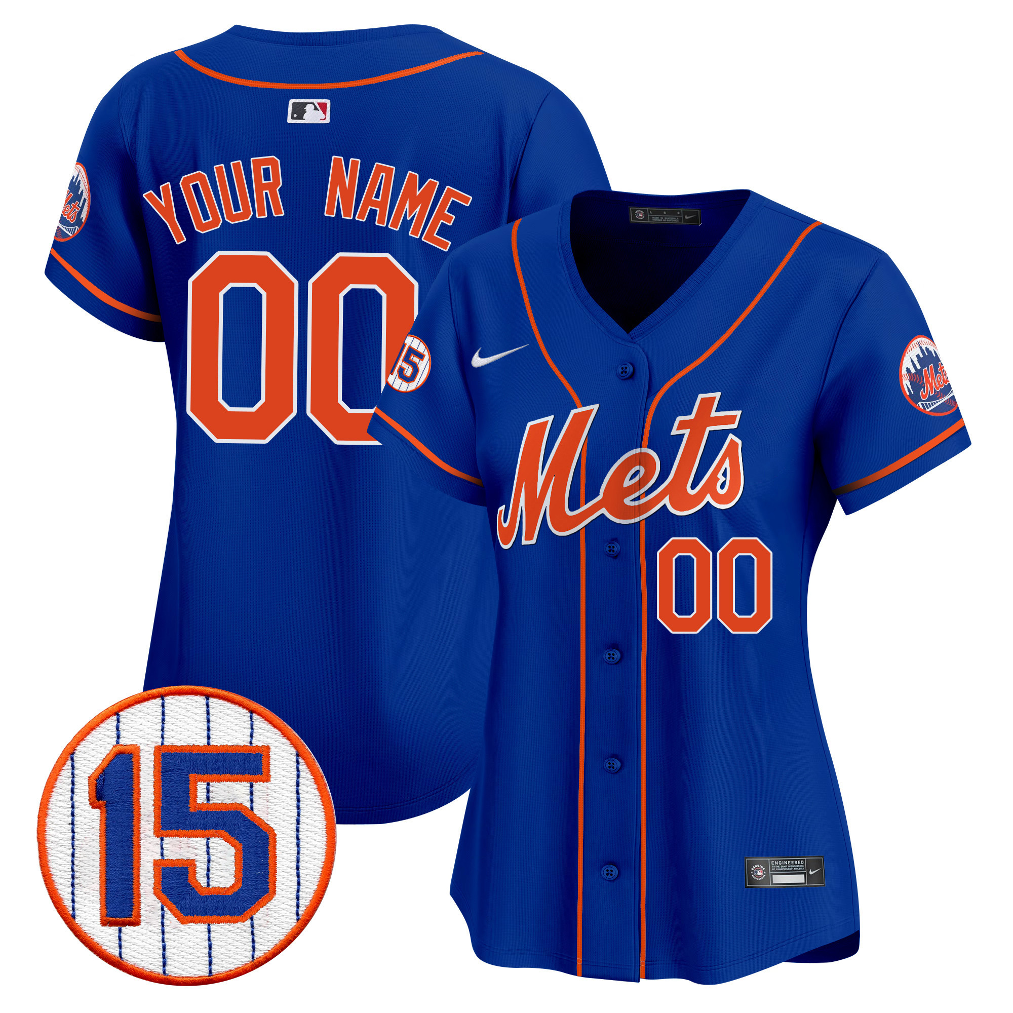 New York Mets Jerry Grote Patch Vapor Premier Limited Custom Royal Jersey - All Stitched