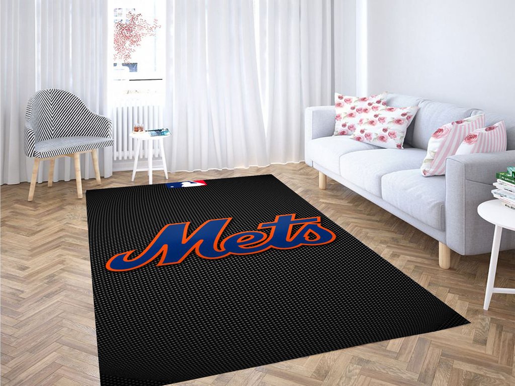 New York Mets Living Room Modern Carpet Rectangle Rug