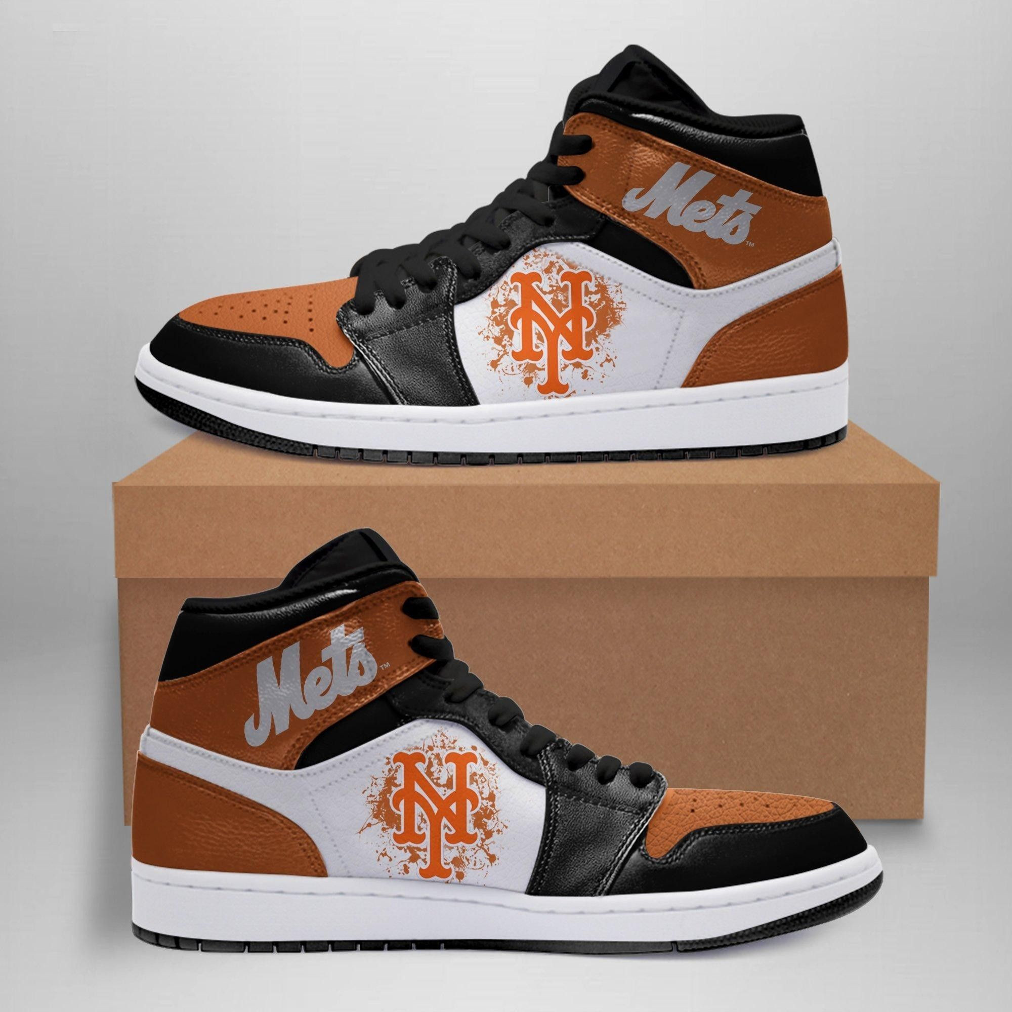 New York Mets MLB Shoes High Top Air Jordan Sneaker, Air Jordan Hightop