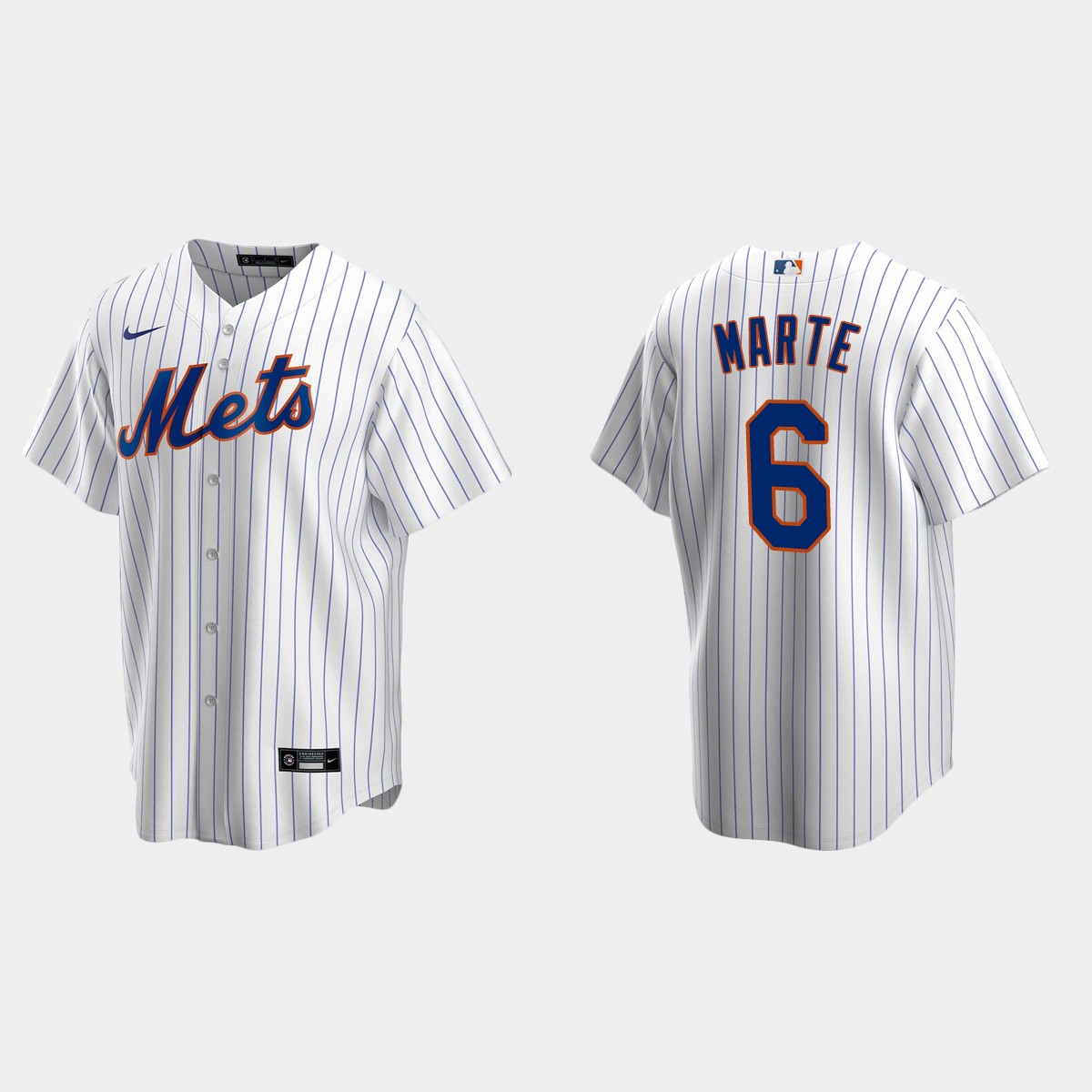 New York Mets Starling Marte Home Jersey - White