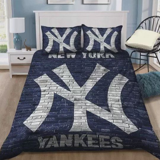 New York Yankees B180981 Bedding Set Duvet Cover X Amp Pillow Cases