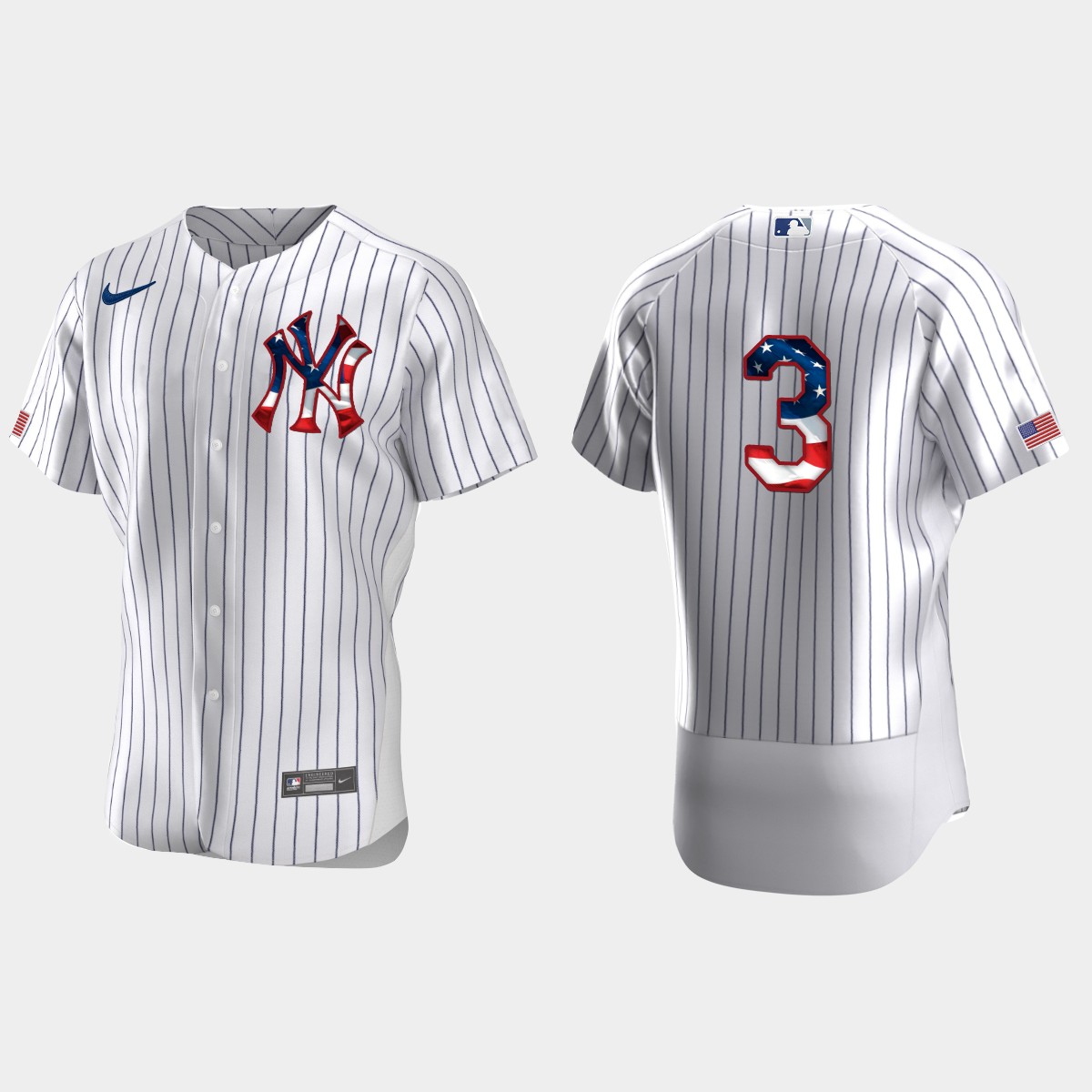 New York Yankees Babe Ruth 2020 Stars 4th of July Jersey - White