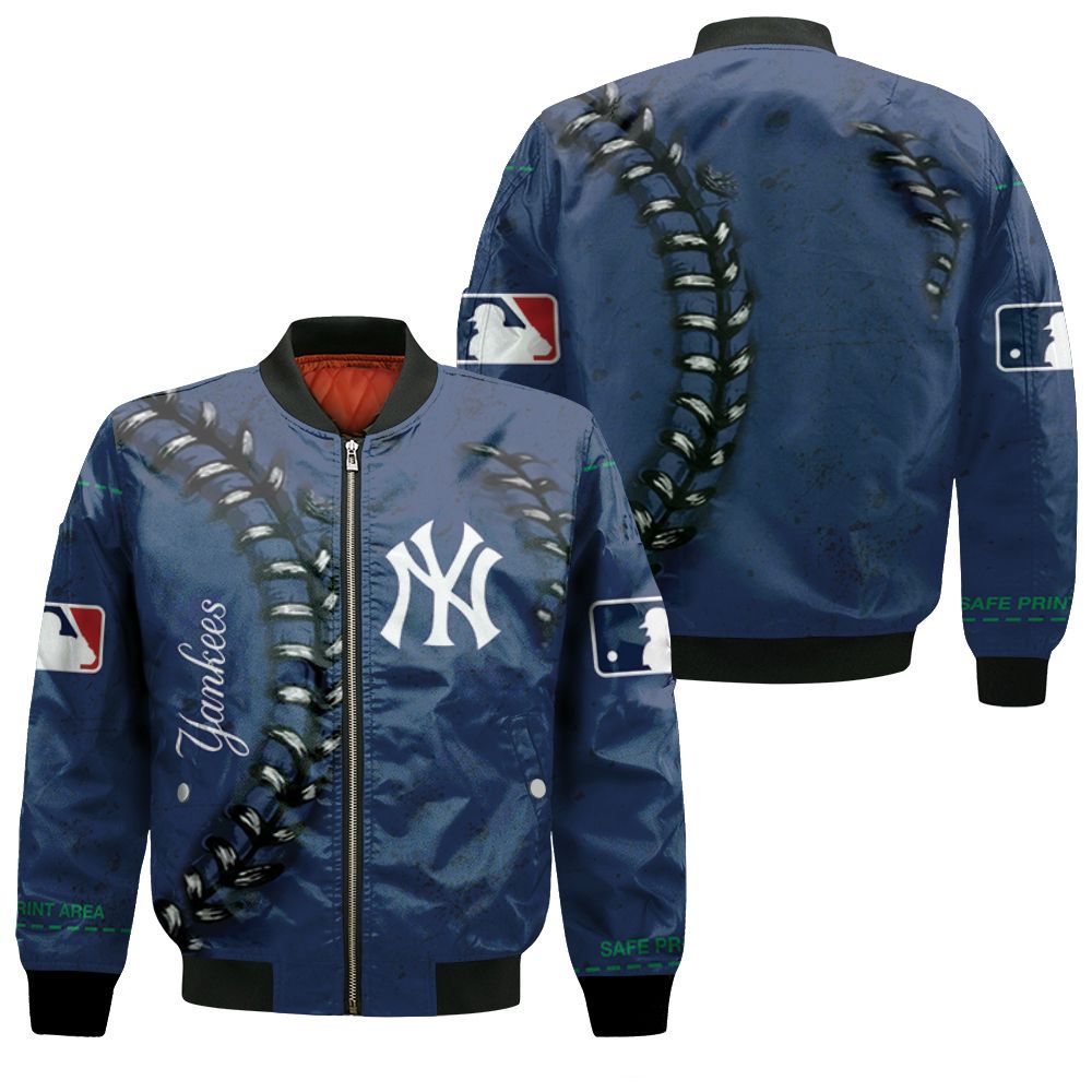 New York Yankees Baseball Sewing Pattern 3D Bomber Jacket